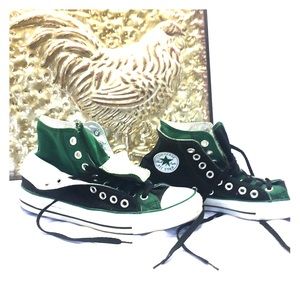 Double layer converse high top